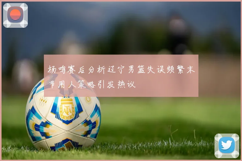 杨鸣赛后分析辽宁男篮失误频繁末节用人策略引发热议